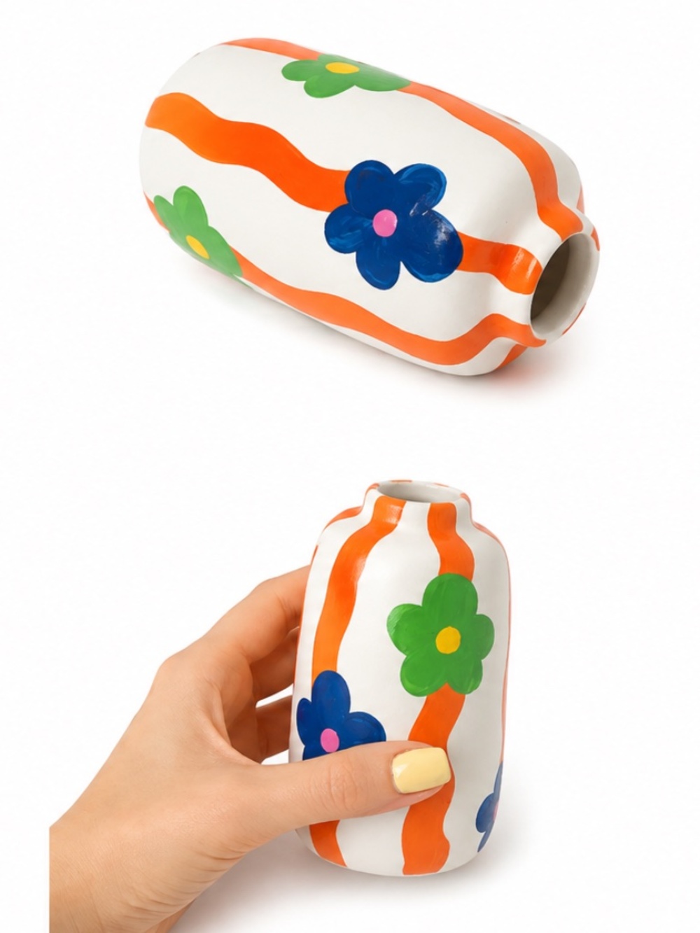 Hand painted ceramic